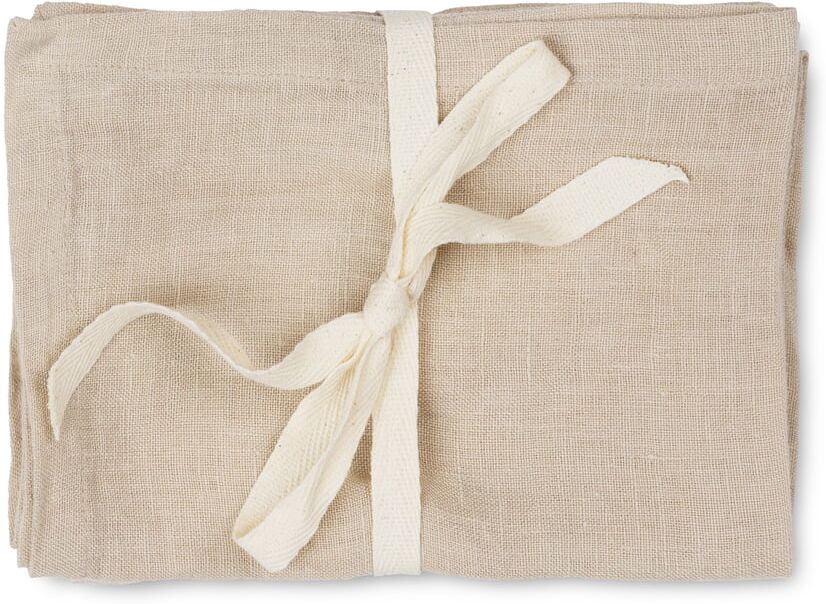 ferm LIVING - Linen Tischset, 50 x 30 cm, natural (2er-Set)