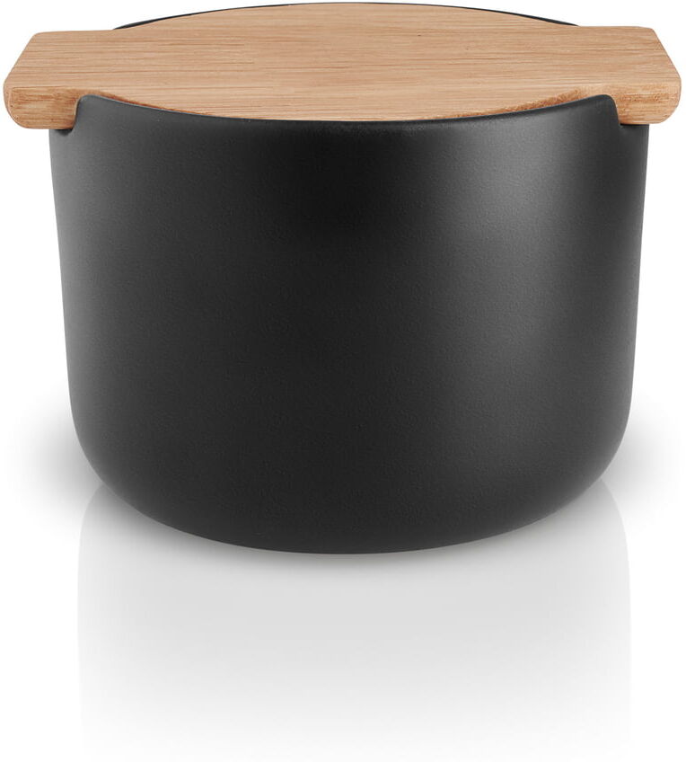 Eva Solo - Nordic Kitchen Salzdose mit Deckel, Eiche / schwarz Eva Solo - Nordic Kitchen Salzdose mit Deckel, Eiche / schwarz