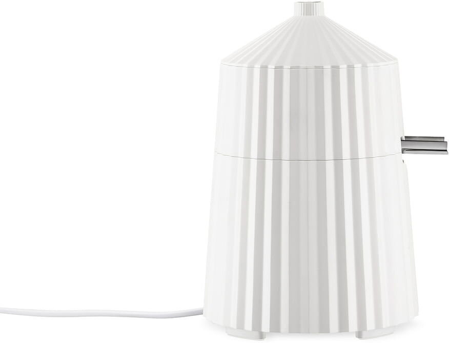 Alessi - Plissé elektronische Zitronenpresse, weiß