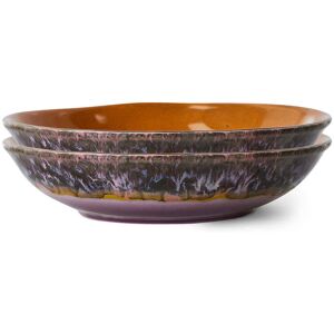 HKliving - 70's Schalen Curry, 21,7 x 21 cm, daybreak (2er-Set)