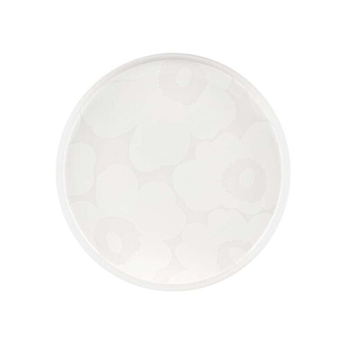 Marimekko - Marimekko - Oiva Unikko Teller Ø 20 cm, weiß / off-white
