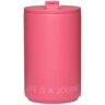 Design Letters - Thermo Cup 0.35 l, Life Is A Journey Take Me Along / cherry pink