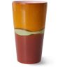 HKliving - 70's Latte Macchiato Becher, 280 ml, clay