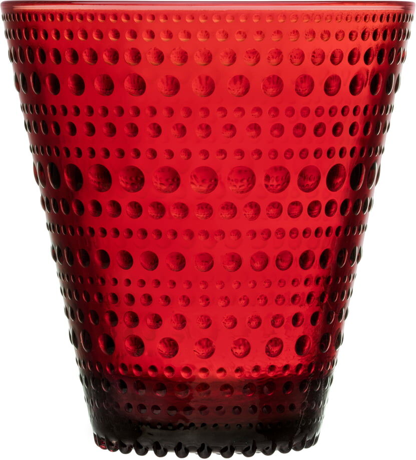 Iittala - Kastehelmi Trinkglas 30 cl, cranberry