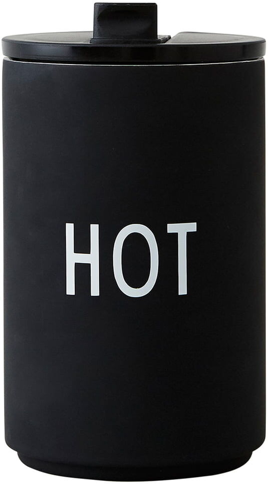 Design Letters - Thermo Cup 0.35 l Hot, schwarz Design Letters - Thermo Cup 0.35 l Hot, schwarz