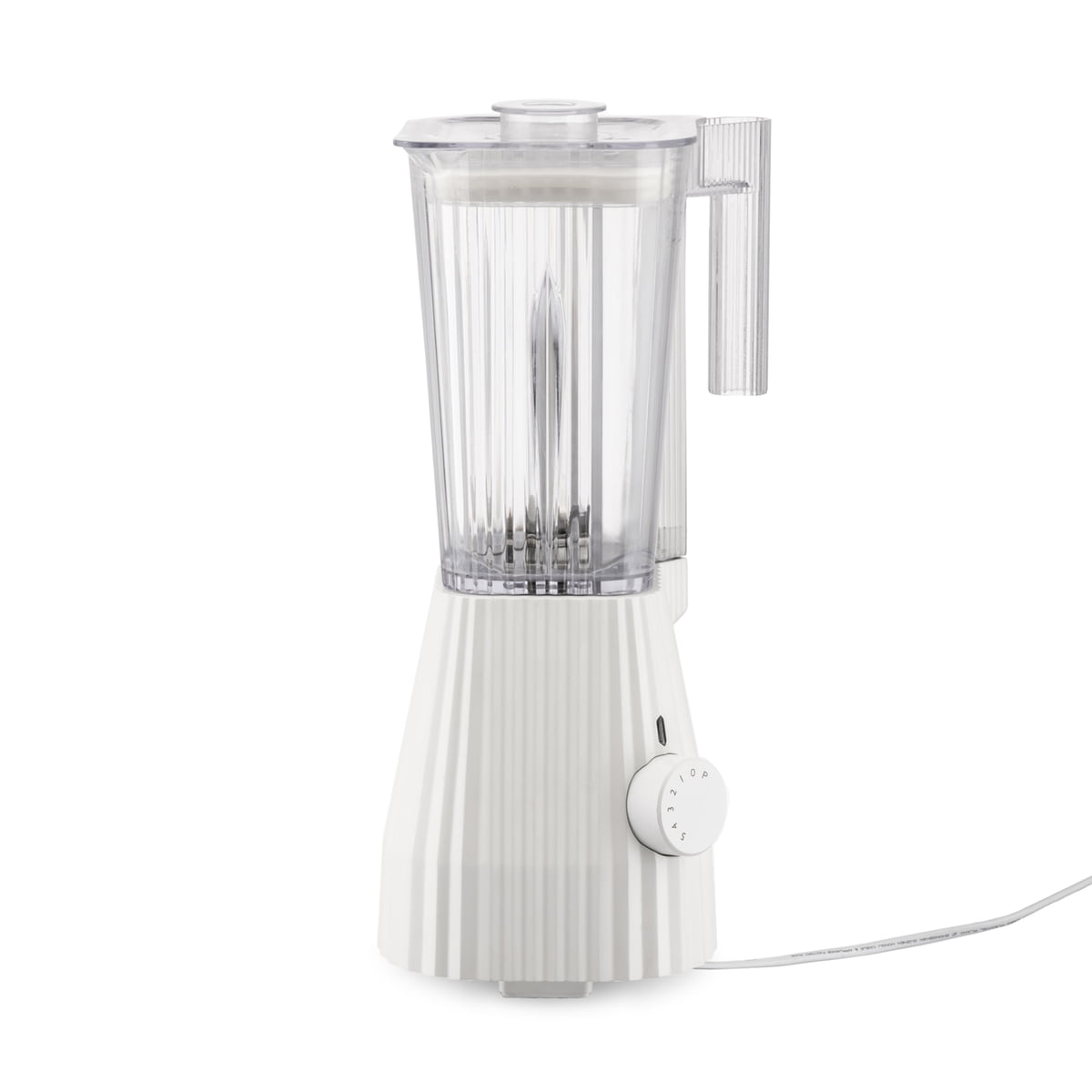 Alessi - Plissé Standmixer, weiß