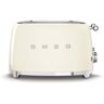 SMEG - 4-Scheiben Toaster TSF03, creme