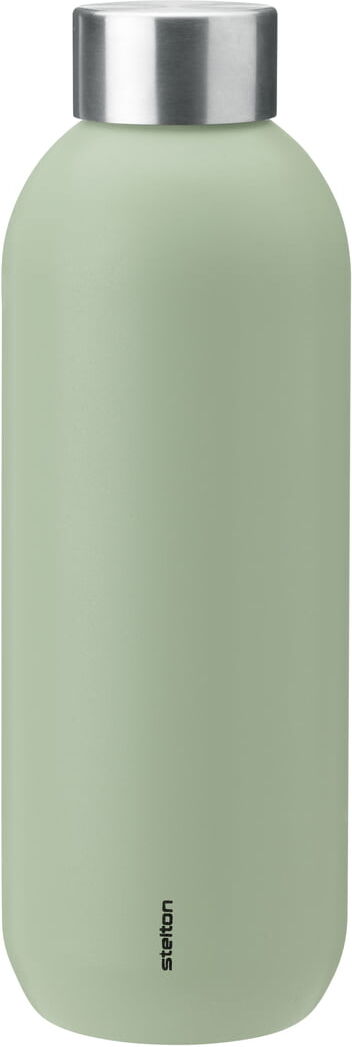 Stelton - Keep Cool Trinkflasche 0,6 l, seagrass / steel