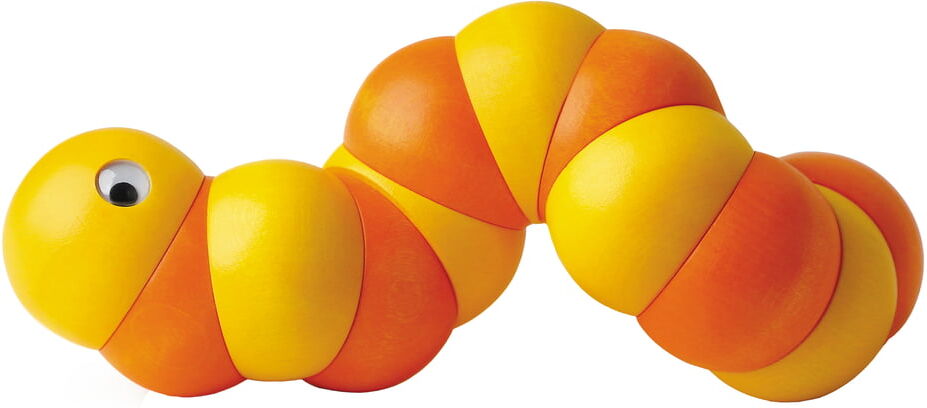 Naef - Juba Holzraupe, orange Naef - Juba Holzraupe, orange
