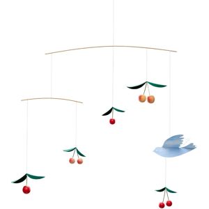 Flensted Mobiles - Cherry Dreams Mobile, Messing / Holz, mehrfarbig