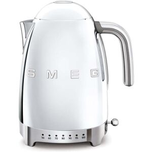 SMEG - Wasserkocher KLF04 (variable Temperatursteuerung), 1,7 l, Chrom