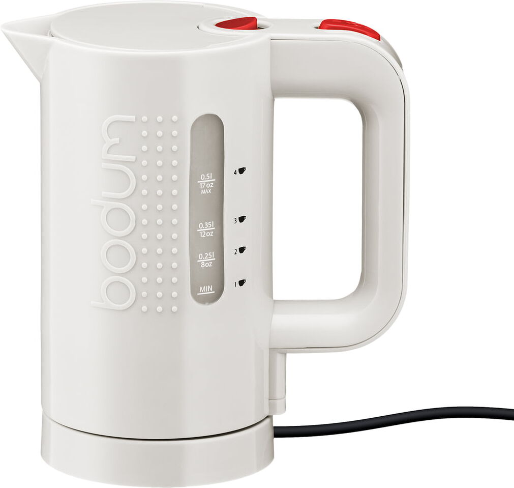 Bodum - Bistro, Elektrischer Wasserkocher, 0,5 l, cremefarben