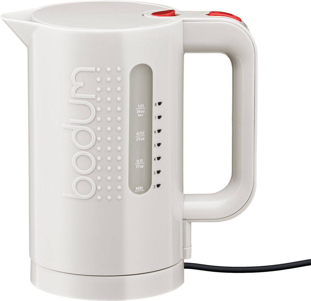 Bodum - Bistro, Elektrischer Wasserkocher, 1 l, cremefarben Bodum - Bistro, Elektrischer Wasserkocher, 1 l, cremefarben