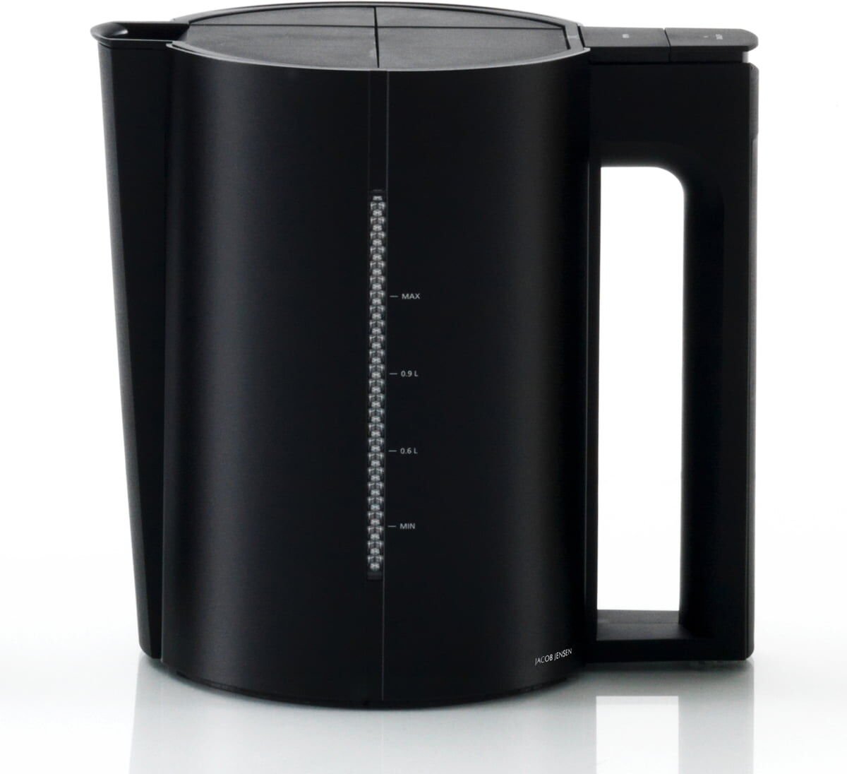 Jacob Jensen - Wasserkocher 1.2 Liter, mattschwarz Jacob Jensen - Wasserkocher 1.2 Liter, mattschwarz