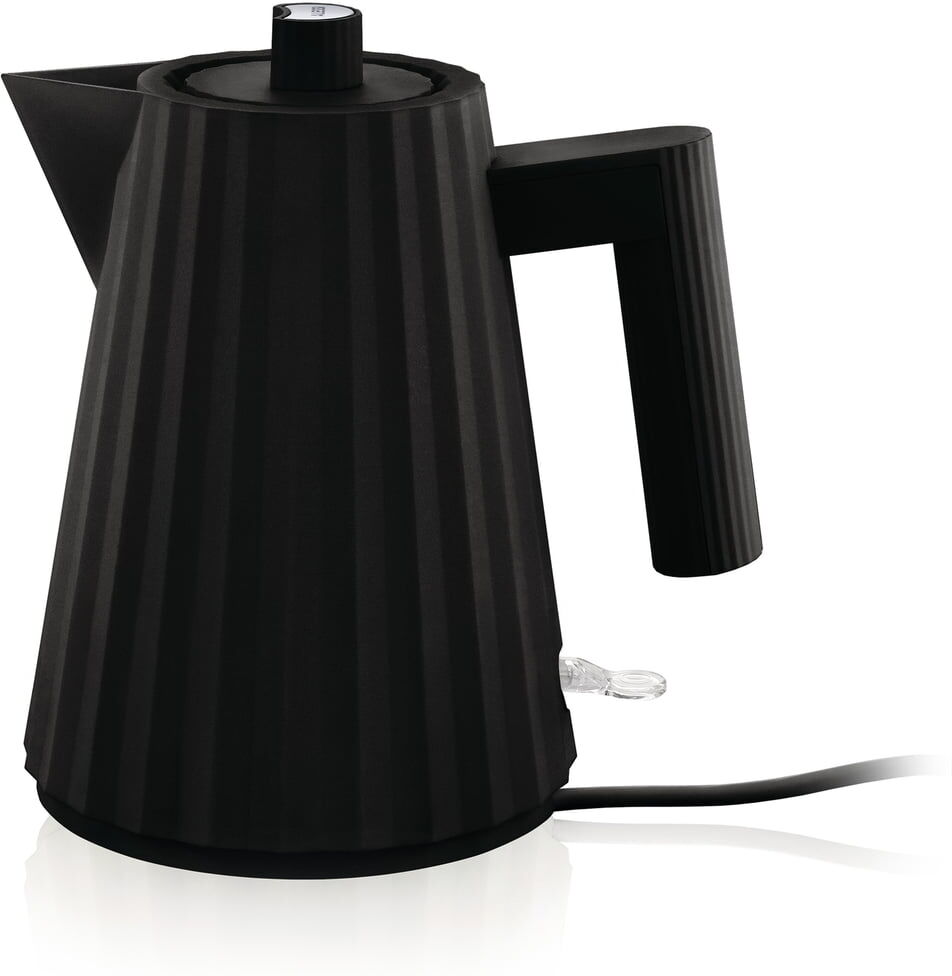 Alessi - Plissé Wasserkocher 1 l, schwarz