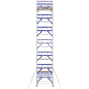 ASC Group ASC Rollgerüst AGS Pro 250x135cm mit Carbon-Plattformen und doppelseitigem Geländer 14,3m Arbeitshöhe