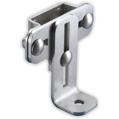 Hailo Professional Hailo Bodenbefestigung, verstellbar für Steigleitern Typ ALO,ALEO 72x25mm Holm Edelstahl V2A