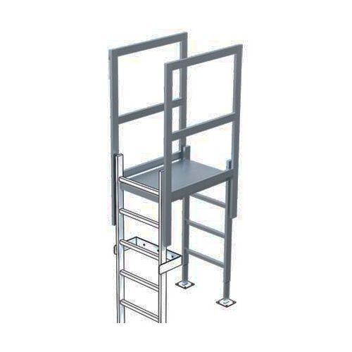 Zarges Ausstieg mit Übergang Edelstahl 800mm