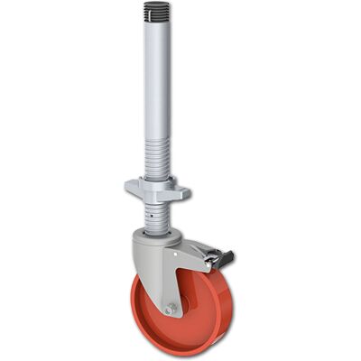 Altrex Lenkrolle Ø200mm mit Bremse, stufenlos verstellbar RS TOWER 4 Altrex Lenkrolle Ø200mm mit Bremse, stufenlos verstellbar RS TOWER 4