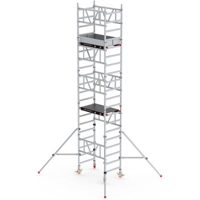 Altrex MiTower 1-Personen-Gerüst Aluminium mit Holz-Plattform 0,75x1,27m 6,20m AH Altrex MiTower 1-Personen-Gerüst Aluminium mit Holz-Plattform 0,75x1,27m 6,20m AH
