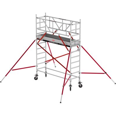 Altrex Fahrgerüst RS Tower 51 Aluminium mit Holz-Plattform 4,20m AH schmal 0,75x1,85m Altrex Fahrgerüst RS Tower 51 Aluminium mit Holz-Plattform 4,20m AH schmal 0,75x1,85m