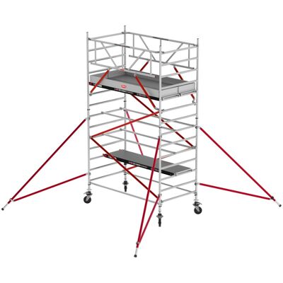 Altrex Fahrgerüst RS Tower 52 Aluminium mit Holz-Plattform 5,20m AH 1,35x3,05m Altrex Fahrgerüst RS Tower 52 Aluminium mit Holz-Plattform 5,20m AH 1,35x3,05m