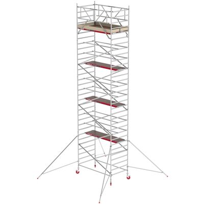 Altrex Fahrgerüst RS Tower 42 Aluminium mit Holz-Plattform 8,20m AH 1,35x1,85m Altrex Fahrgerüst RS Tower 42 Aluminium mit Holz-Plattform 8,20m AH 1,35x1,85m