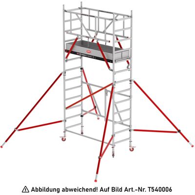 Altrex Klappgerüst RS Tower 54 Aluminium Holz-Plattform 0,75x1,85m ohne Safe-Quick 3,8m AH Altrex Klappgerüst RS Tower 54 Aluminium Holz-Plattform 0,75x1,85m ohne Safe-Quick 3,8m AH