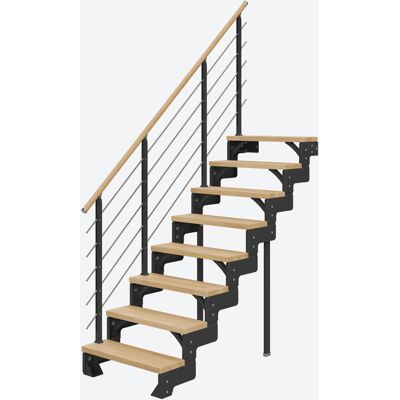 Dolle Modultreppe Gardentop Innen Buche 8 Stufen 144-176cm Geschosshöhe 85cm Stufenbreite inkl. Geländer Dolle Modultreppe Gardentop Innen Buche 8 Stufen 144-176cm Geschosshöhe 85cm Stufenbreite inkl. Geländer