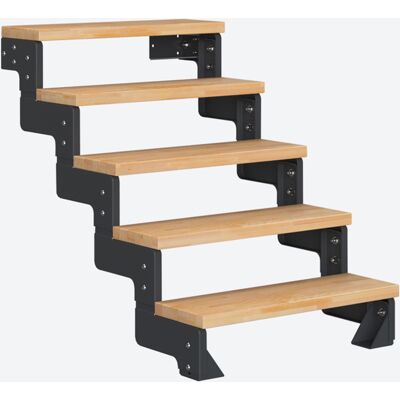 Dolle Modultreppe Gardentop Innen Buche 5 Stufen 90-110cm Geschosshöhe 85cm Stufenbreite ohne Geländer Dolle Modultreppe Gardentop Innen Buche 5 Stufen 90-110cm Geschosshöhe 85cm Stufenbreite ohne Geländer