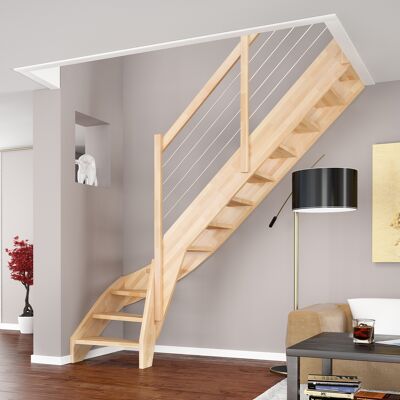 DOLLE - Faro - Beech - 55-75 cm - Space-saving staircase DOLLE - Faro - Beech - 55-75 cm - Space-saving staircase