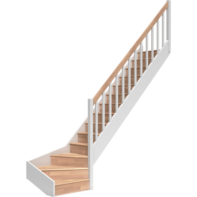 DOLLE - Paris - ¼-Wendeltreppe - Buche - Staircase DOLLE - Paris - ¼-Wendeltreppe - Buche - Staircase