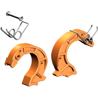 Layher Finger 42 mm Paar, orange KPL Layher Finger 42 mm Paar, orange KPL