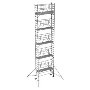 Zarges Fahrgerüst MultiTower S-PLUS 1T mit Auslegern 2,50m Plattformlänge 13,20m AH