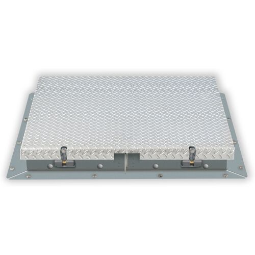 Hailo Professional Hailo Schachtabdeckung HS7 Edelstahl 4mm begehbar, tagwasserdicht mit Verschluss versenkt 800x800mm