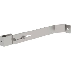 Munk Günzburger Steigtechnik MUNK Wandhalter verstellbar 360-410mm Edelstahl für GFK-Leiter 1 Stück