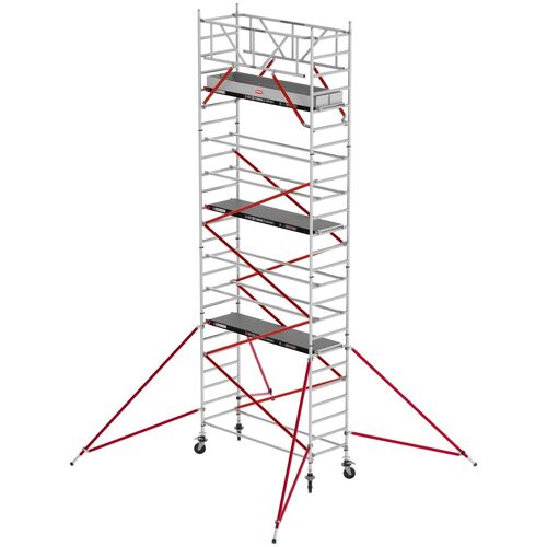 Altrex Fahrgerüst RS Tower 51 Plus Aluminium 0,90m breiter Rahmen mit Holz-Plattform 9,20m AH 0,90x2,45m