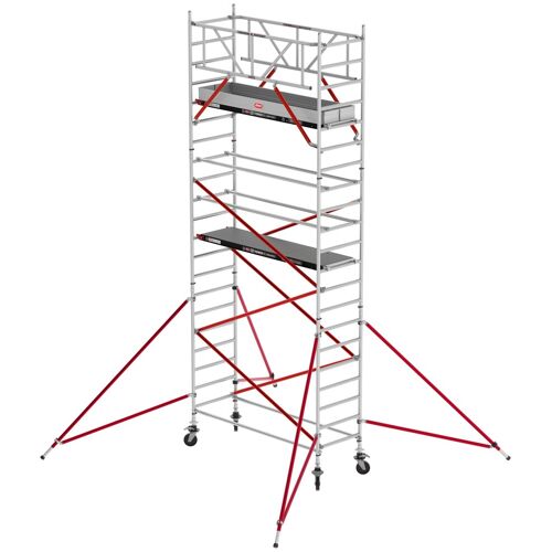 Altrex Fahrgerüst RS Tower 51 Plus Aluminium 0,90m breiter Rahmen mit Fiber-Deck Plattform 7,20m AH 0,90x2,45m
