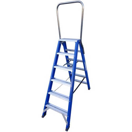 ASC Group ASC Pro-Line XD-Stufenstehleiter DT-6 doppelseitig 6 Stufen mit 3,51m Arbeitshöhe