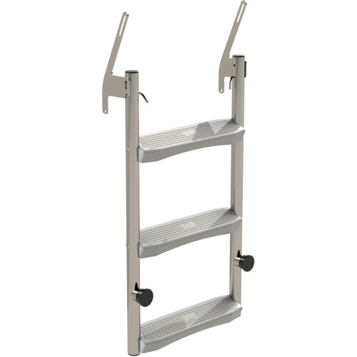 Eichenwald Ideal Edelstahl Eichenwald Poolleiter Umrüstzsatz Klappsicherung für Hochbeckenleiter 3 Stufen