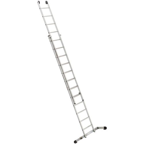 Euroline Premium 302 Schiebeleiter 2x12 Sprossen mit Vario-Traverse