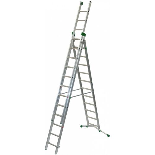 Facal Mehrzweckleiter SUPERPRIMA S600 3-teilig 11+12+12 Sprossen