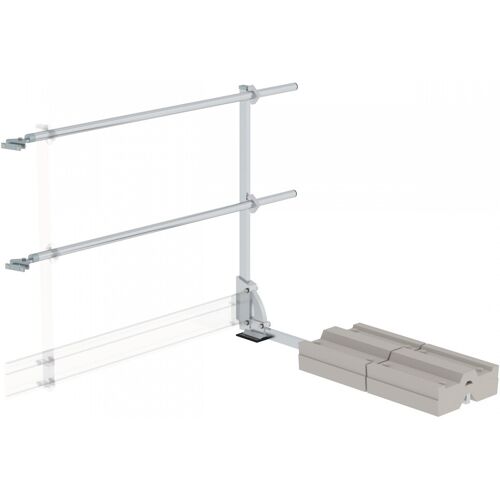 Munk Günzburger Steigtechnik MUNK Ausstiegsgeländer seitlich mit Ballast