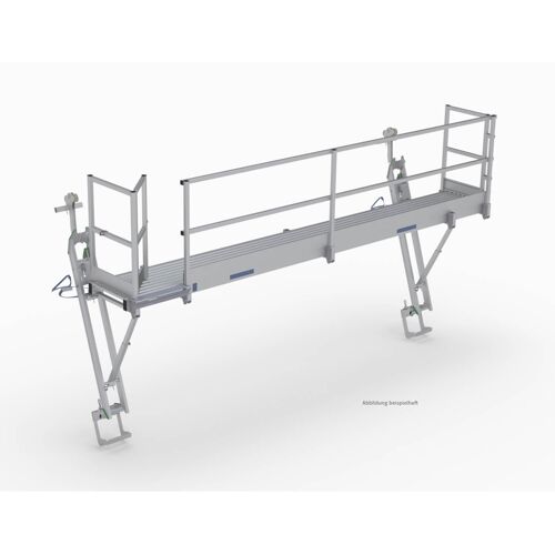 Mauderer Alutechnik Mauderer Bavaria Leitern-Blitzgerüst 20 Grundmodul mit Zugangstür 5m Arbeitsplattform