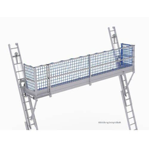 Mauderer Alutechnik Mauderer Blitzgerüst als Dachschutzwand 5m Länge
