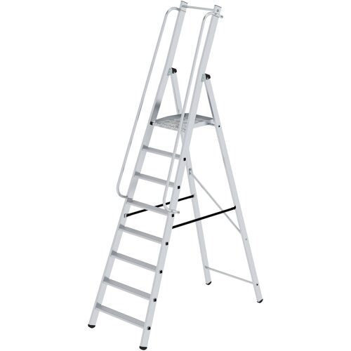 Munk Günzburger Steigtechnik MUNK ML Bauleiter Aluminium-Stufenstehleiter 8 Stufen