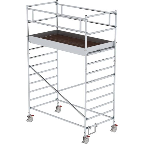 Munk Günzburger Steigtechnik MUNK Rollgerüst mit Doppelplattform 1,35x2,45m Plattform, 5,00m AH