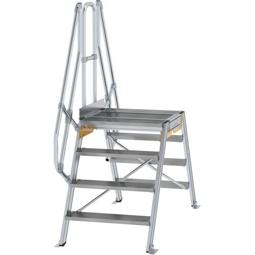 Munk Günzburger Steigtechnik MUNK Überstieg 60° inkl. einen Handlauf, Stufenbreite 800mm, 2x4 Stufen