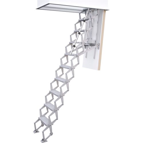 ROTO Treppen Roto Scherentreppe Elektro bis 279cm Raumhöhe 140x70cm Rohbaumaß