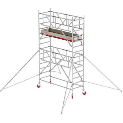Altrex Fahrgerüst RS Tower 41 PLUS Aluminium mit Safe-Quick® und Holz-Plattform 5,20m AH breit 0,90x1,85m Altrex Fahrgerüst RS Tower 41 PLUS Aluminium mit Safe-Quick® und Holz-Plattform 5,20m AH breit 0,90x1,85m